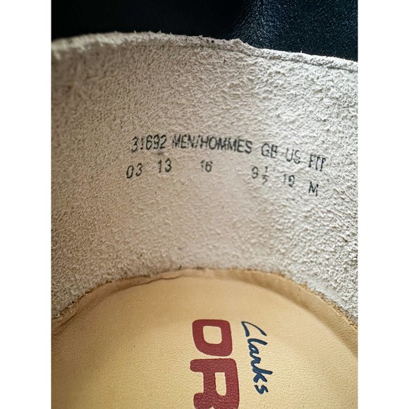 CLARKS mens original desert boots chocolate brown suede Size 10 - Picture 6 of 8